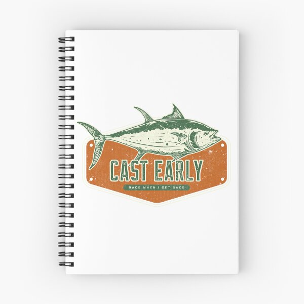 Item preview, Cast Early – Back When I Get Back | Funny British Fishing  designed and sold by TalkTee Me.