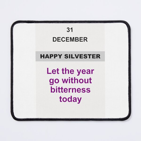 Item preview, Happy Silvester - December 31, Edition: 15 designed and sold by ariksworld.