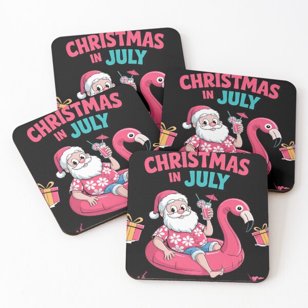 Item preview, Funny Santa Flamingo Christmas In July Summer Xmas Women Kid  designed and sold by NailMolisa.