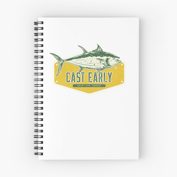 Item preview, Cast Early Home Late Repeat – Funny Fishing Design  designed and sold by TalkTee Me.