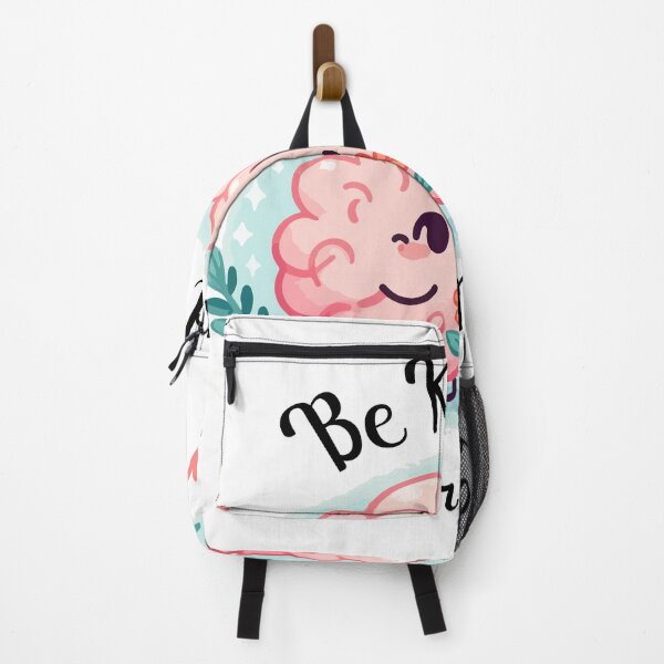 Item preview, Be Kind To Your Mind – Cute Brain With Flowers & Hearts Mental Health Awareness Design designed and sold by Design-Pro-21.