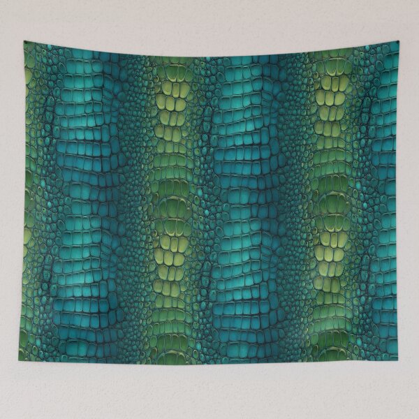 Item preview, Classic Bold-Styled Crocodile Skin Texture For Nature Print Fan designed and sold by RoyalStarsPatts.