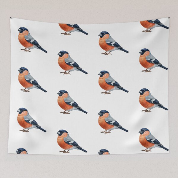 Item preview, Bullfinch bird designed and sold by PrintLabStudio.
