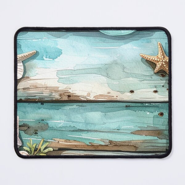 Item preview, Rustic Beach Wood Sign Frame with Seashells and Ribbon designed and sold by takeng07.