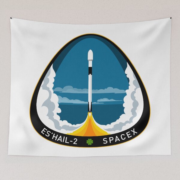 Item preview, Es'hail-2 Mission Patch designed and sold by CharlieDesings.