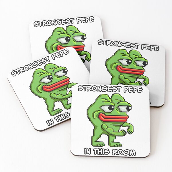 Item preview, Strongest Pepe frog designed and sold by BirchRum.