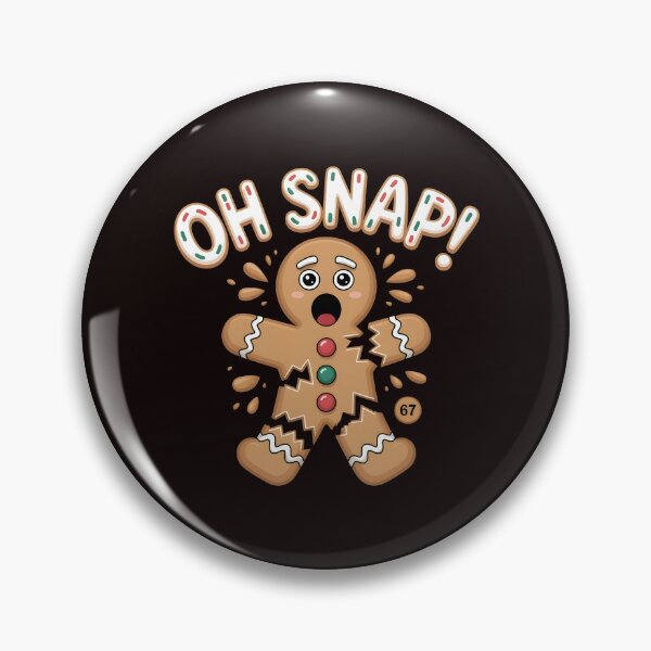 Item preview, Oh Snap Gingerbread 67 – Six Seven Meme Christmas Style designed and sold by Redgiant87x.
