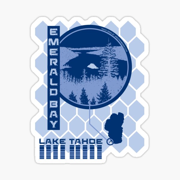 Emerald Bay (Through the Looking Glass) Sticker