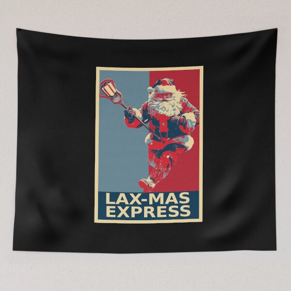Item preview, Laxmas Express Santa Claus Lacrosse Player designed and sold by TrueArtsStore.