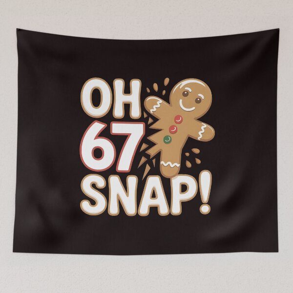 Item preview, Oh Snap Gingerbread 67 – Holiday Meme Cookie Chaos designed and sold by Redgiant87x.