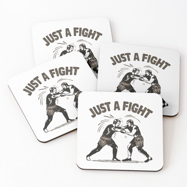 Item preview, Just a Fight – Conceptual Vintage Illustration designed and sold by RED-MOUSE.