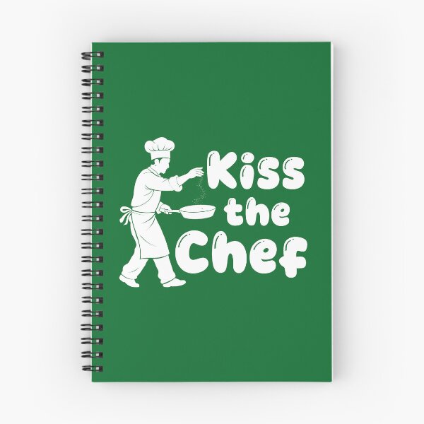 Item preview, Kiss The Chef. Funny Cooking Quote. Funny Chef Quote designed and sold by DesignHouse07.