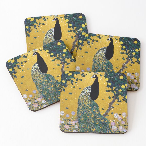 Item preview, Elegant Peacock Among Blossoms designed and sold by lautir.