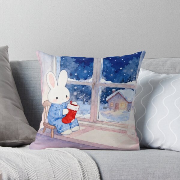 Item preview, rabbit pyjamas christmas designed and sold by xianxiu-ling.