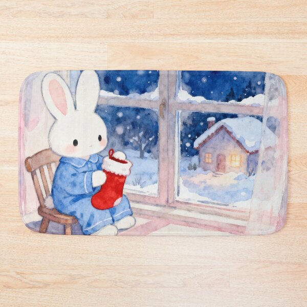 Item preview, rabbit pyjamas christmas designed and sold by xianxiu-ling.