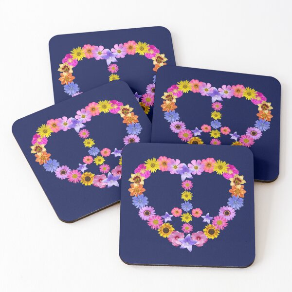 Item preview, Peace, love & flowers designed and sold by shotsfromthehip.