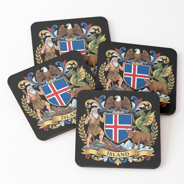Item preview, Iceland Coat of Arms designed and sold by rwstamp.