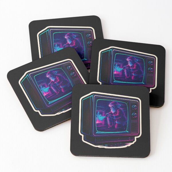 Item preview, VHS Christmas Nostalgia – Neon Santa Fire Control – Gift for 80s Kid • Vaporwave • Neon Retro CRT designed and sold by JacobKAurumhead.
