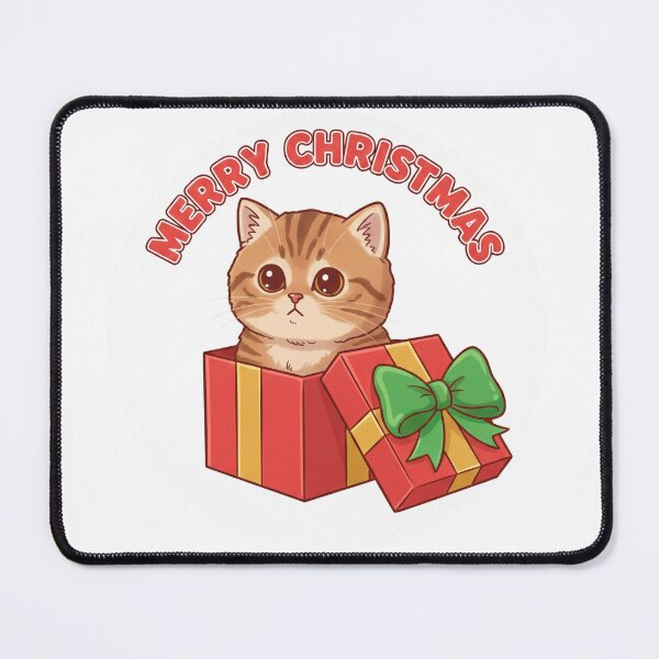 Item preview, Christmas Munchkin Kitten Gift Box designed and sold by Astraskal.