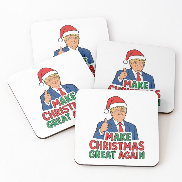 Item preview, Make Christmas Great Again Santa Hat Funny Political Holiday designed and sold by ArtByYunus.