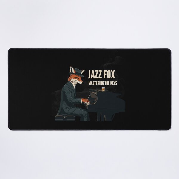 Item preview, Jazz Fox Piano Player T-Shirt - Cool Fox Musician, Vintage Jazz Club Vibe, Piano Lover Gift designed and sold by Searching ideas.