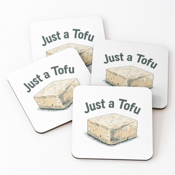 Item preview, Just a Tofu – Minimalist Conceptual Illustration designed and sold by RED-MOUSE.