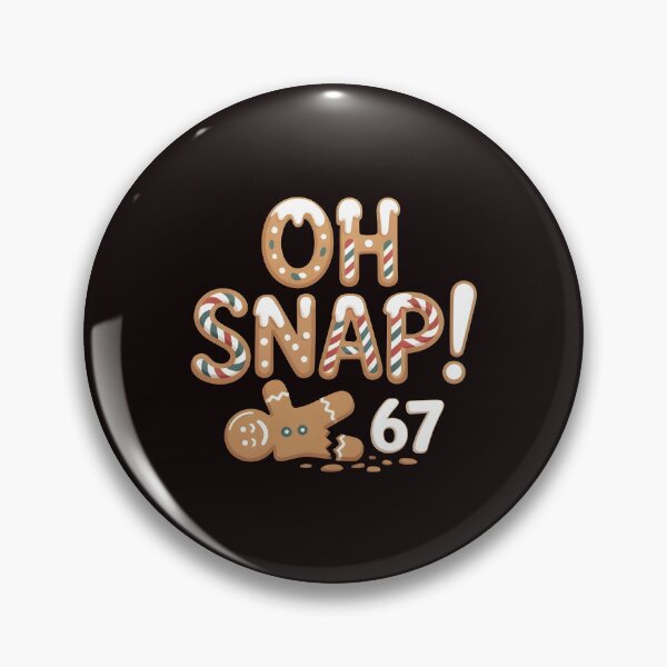 Item preview, Six Seven Meme Gingerbread – Oh Snap 67 Christmas designed and sold by Redgiant87x.