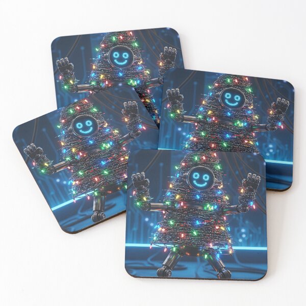 Item preview, Cyberpunk Robot Christmas Tree designed and sold by Itsheartshop.
