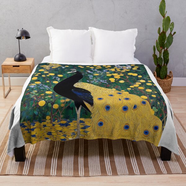 Item preview, Majestic Peacock Among Blossoms designed and sold by lautir.