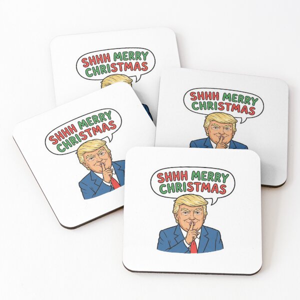 Item preview, Shhh Merry Christmas Funny Political Holiday Secret Santa designed and sold by ArtByYunus.