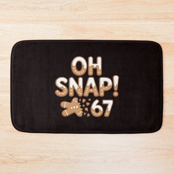 Item preview, Oh Snap Gingerbread 67 – Funny Holiday Cookie Meme designed and sold by Redgiant87x.