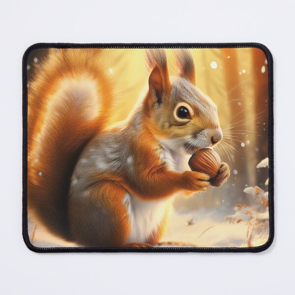 Item preview, Adorable squirrel in the snow designed and sold by Photopat.