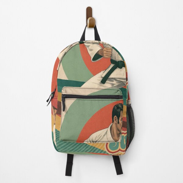 Item preview, Vintage Valor: Judo Master in Retro Motion designed and sold by ForeverPrintsOK.