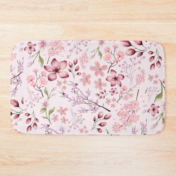 Item preview, Sakura Flowers Pattern - Pink Floral Pattern Design designed and sold by Furkan Al-Gburi.