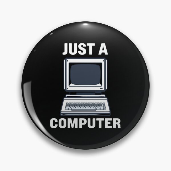 Item preview, Just a Computer – Minimalist Tech Concept designed and sold by RED-MOUSE.