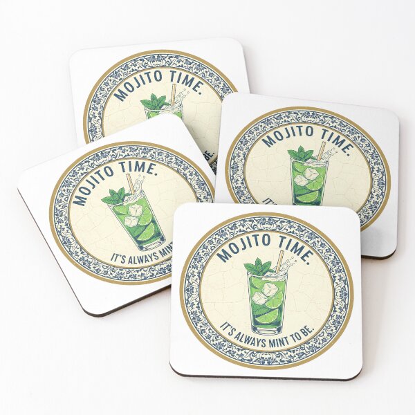 Item preview, Mojito Time T-Shirt: Cocktail Humor, Fresh & Summer designed and sold by ThePrintEngine.