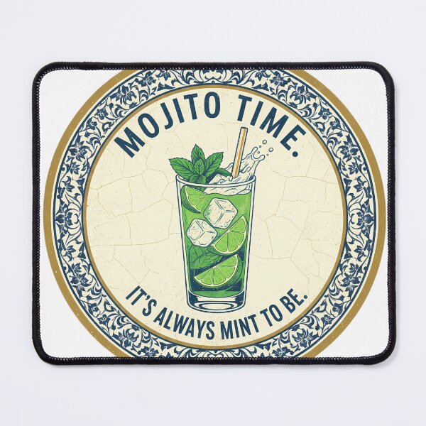 Item preview, Mojito Time T-Shirt: Cocktail Humor, Fresh & Summer designed and sold by ThePrintEngine.