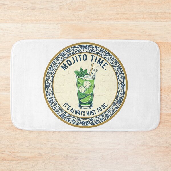 Item preview, Mojito Time T-Shirt: Cocktail Humor, Fresh & Summer designed and sold by ThePrintEngine.