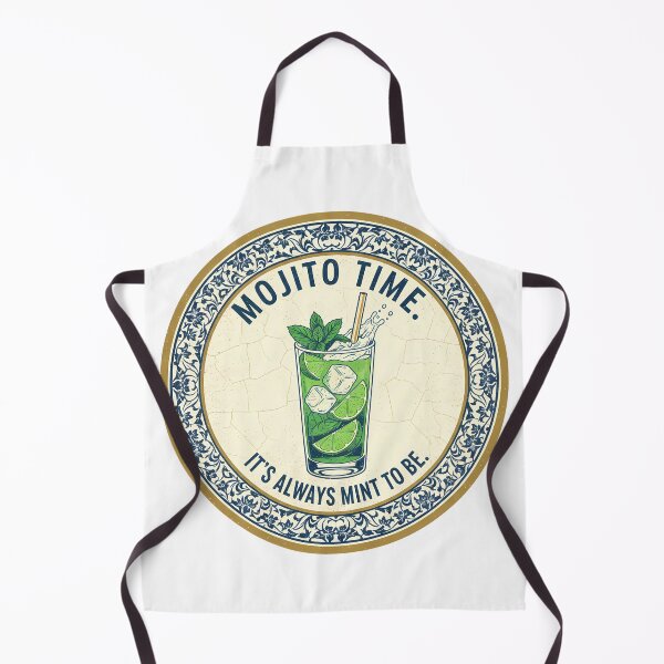 Item preview, Mojito Time T-Shirt: Cocktail Humor, Fresh & Summer designed and sold by ThePrintEngine.