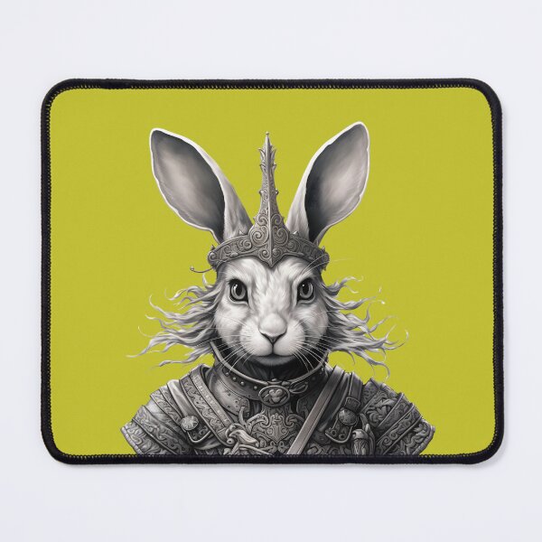 Item preview, A RENAISSANCE WARRIOR RABBIT designed and sold by infinitearte.