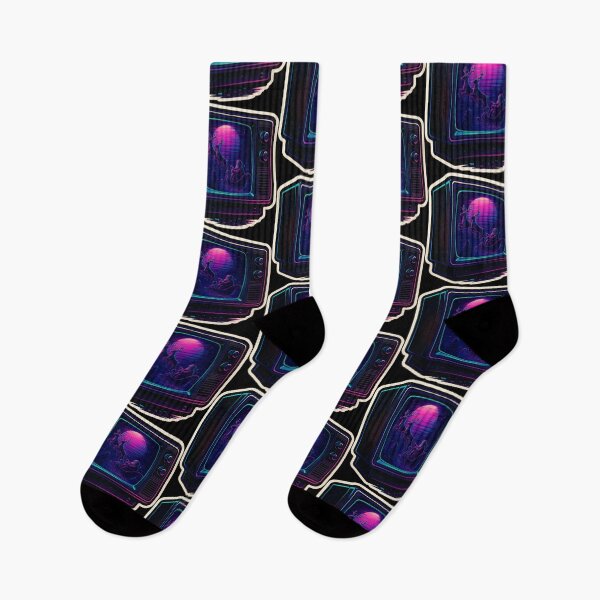 Item preview, VHS Christmas Nostalgia – Neon Santa Moon Flight – Gift for 80s Kid • Vaporwave • Neon Retro CRT designed and sold by JacobKAurumhead.