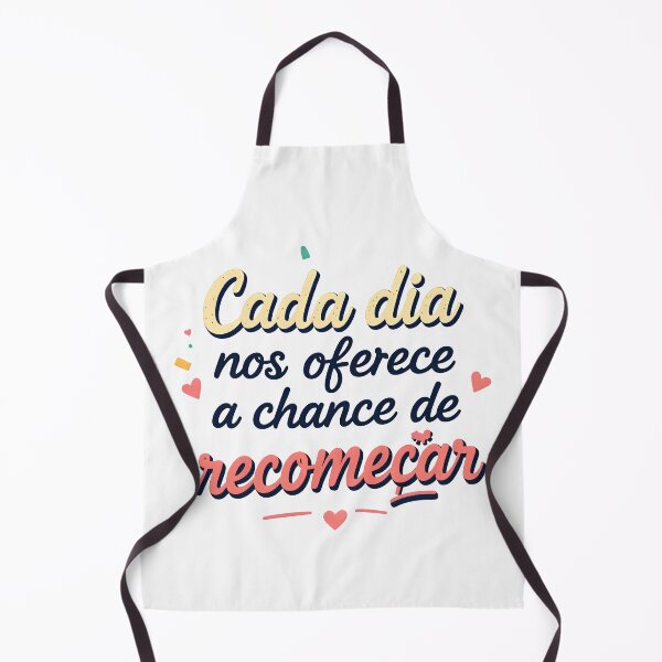 Item preview, Portuguese motivational quote “Cada dia nos oferece a chance de recomeçar” (Every day offers us the chance to start over) designed and sold by Beleza e Estilo.