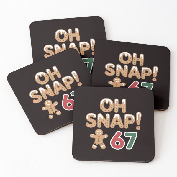 Item preview, Oh Snap Gingerbread 67 – Christmas Cookie Meme Gift designed and sold by Redgiant87x.