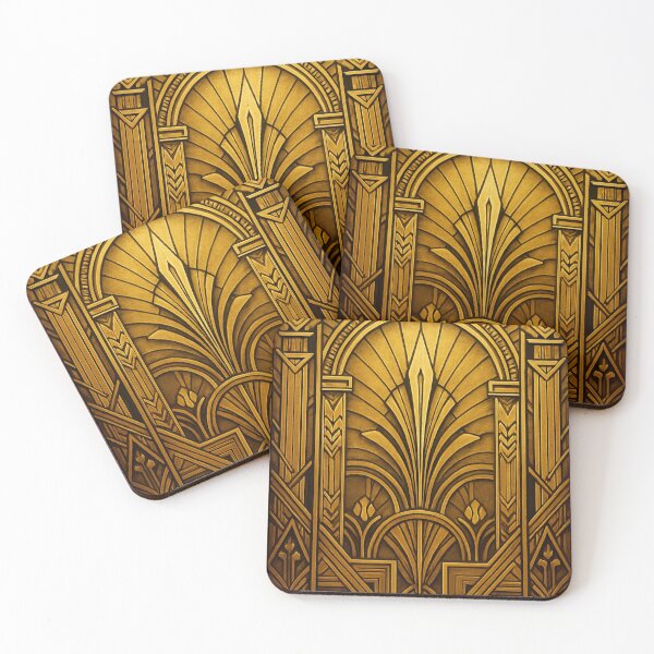 Item preview, Art deco style floral display designed and sold by NeilInglisArt.