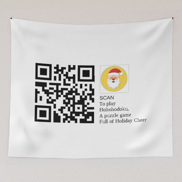 Item preview, HoHoHoDoku QR Code promotional items. designed and sold by shakespeare1212.