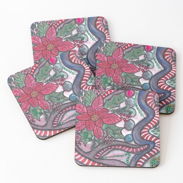 Item preview, Christmas Winter Flower – Poinsettia Holiday Art designed and sold by ColorWander.
