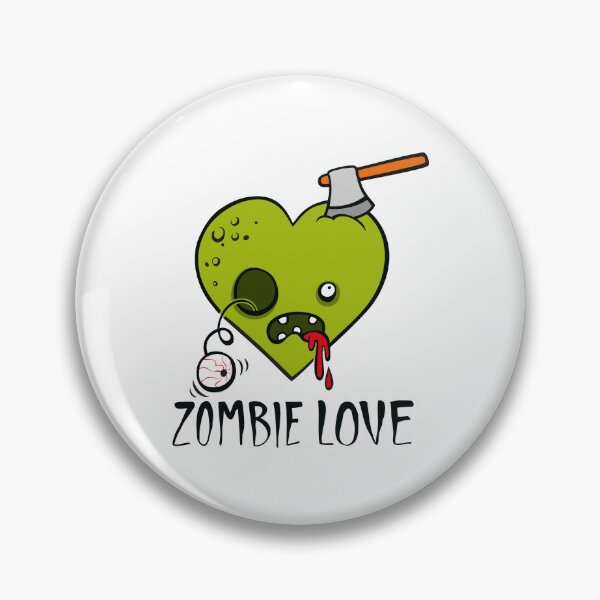 Item preview, Zombie Love Heart Cartoon Humor Art designed and sold by monikko.