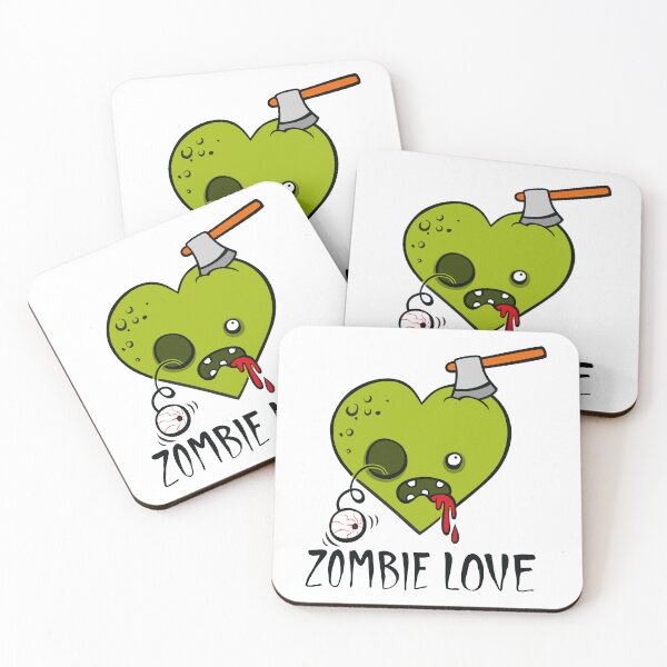 Item preview, Zombie Love Heart Cartoon Humor Art designed and sold by monikko.