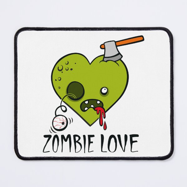 Item preview, Zombie Love Heart Cartoon Humor Art designed and sold by monikko.