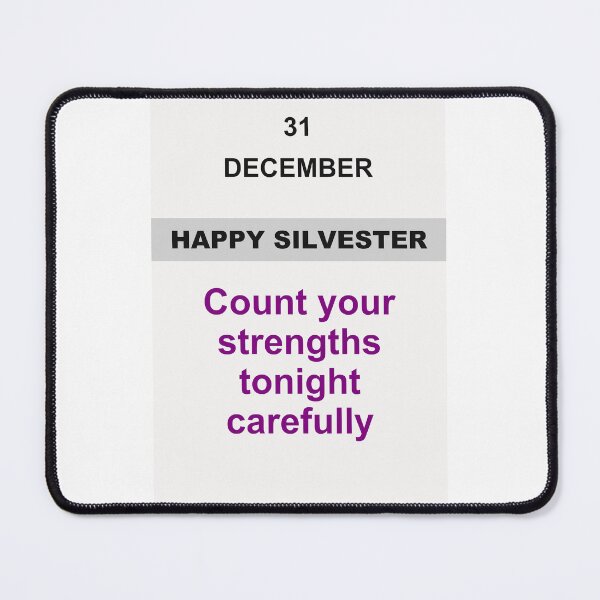 Item preview, Happy Silvester - December 31, Edition: 29 designed and sold by ariksworld.
